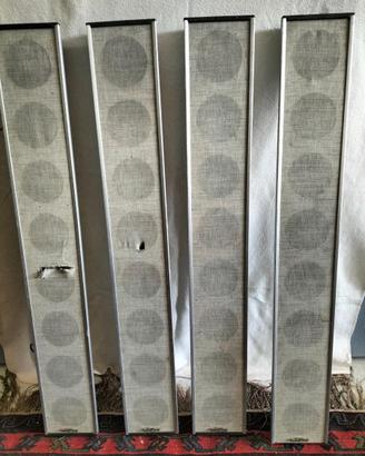 MIZAR Set 4 Casse Acustiche Altoparlanti Vintage