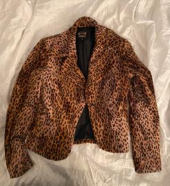 Giacca donna velluto maculato tg 42