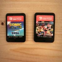 Mario cart Deluxe e Sonic colours 