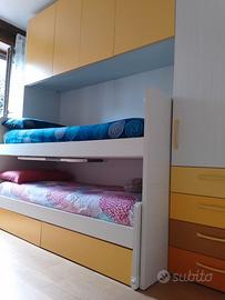 CAMERETTA SALVASPAZIO CON DOPPIO LETTO SCORREVOLE