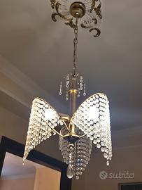 2 Lampadari in cristallo 