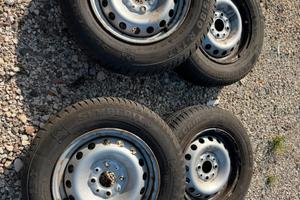 4 Gomme Semperit 155/80 R13 + Cerchi