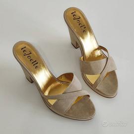 Sandalo donna in pelle perfetto stato tg 40