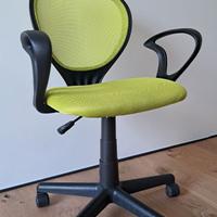 Sedia studio scrivania / cameretta verde/nera