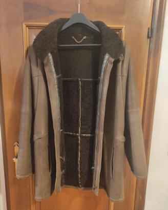 Giacca di pelle montone Shearling vintage 
