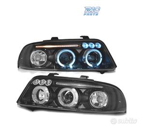 FARI AUDI A4 B5 99-00 ANGEL EYES LED NERO