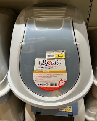 Toilette chiusa per gatto
