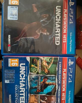Giochi PS4 Uncharted Collection e Lost Legacy