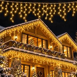 Luci di natale da esterno 20M 560 LED 8 modalità