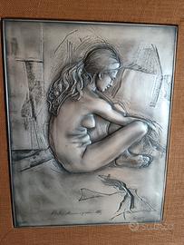 modella a riposo