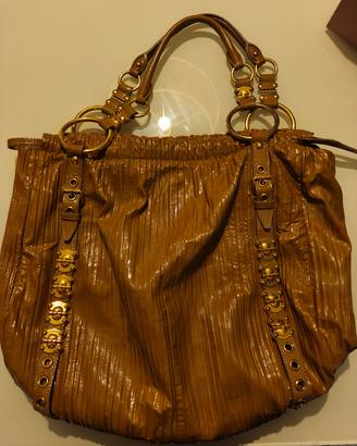 Borsa Miu Miu vernice oro