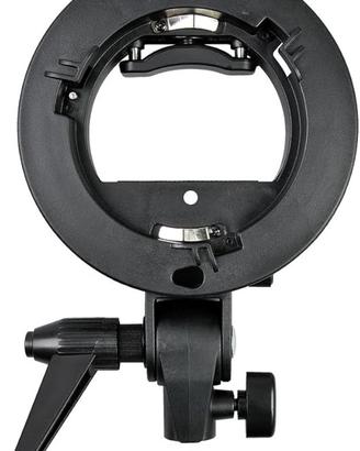 Godox S-Type Bracket attacco Bowens per flash
