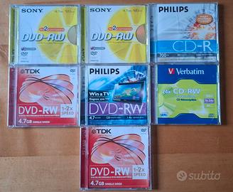 SET DI 7 DISCHI DVD/CD/RW