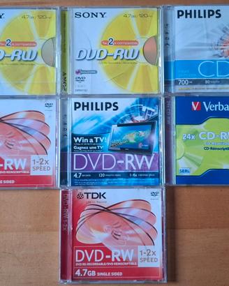 SET DI 7 DISCHI DVD/CD/RW