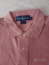 Polo Ralph Lauren-Manica Lunga-Medium-Rosa Antico