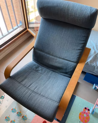 IKEA - Poltrona + Poggiapiedi