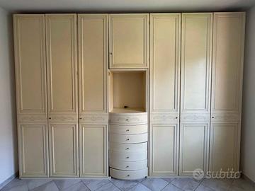 Armadio 6 ante con cassettiera