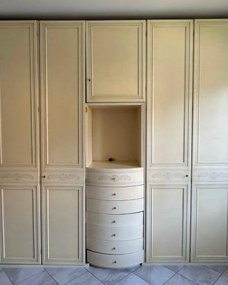 Armadio 6 ante con cassettiera