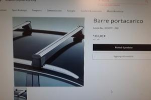 BARRE PORTAPACCHI AUDI Q3