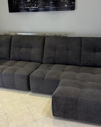 Divano Chateau d’Ax modulare con pouf , nuovo