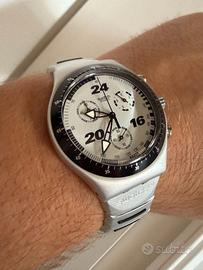 Swatch Irony Chrono, Straight Edge in Alluminio