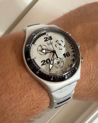 Swatch Irony Chrono, Straight Edge in Alluminio