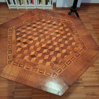 tavolino intarsiato meta' 800