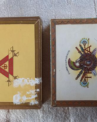 Scatole in legno vintage sigari cubani anni 80