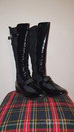 Stivali invernali donna, vera pelle, nuovi, n. 39