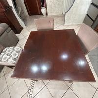 Tavolo legno +5 sedie