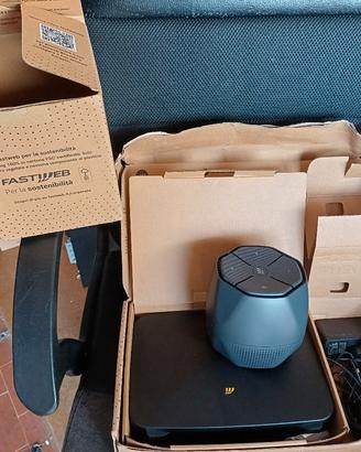 router + dispositivo alexa fastweb