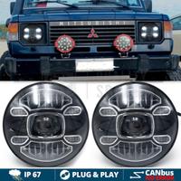 FARI LED Anteriori MITSUBISHI PAJERO 1 Bianco Puro