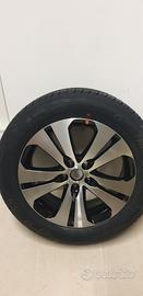 ruota completa di cerchione e copertone nuova