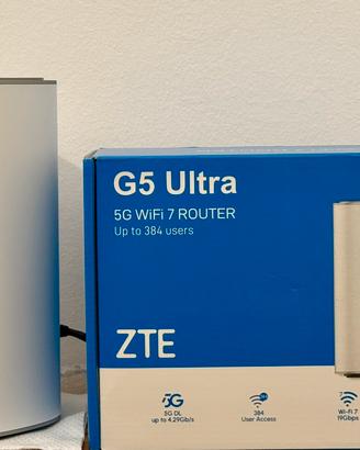 Modem LTE 5G ZTE G5 Ultra WiFi 7