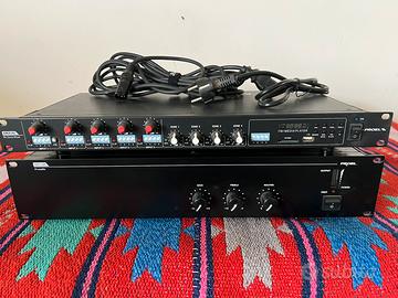 Amplificatore + mixer matrice + diffusori PROEL