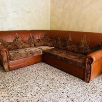 Divano angolare con letto e contenitore