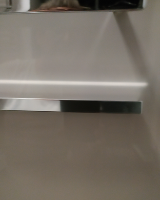 Maniglia mobile bagno acciaio inox. Cm. 63