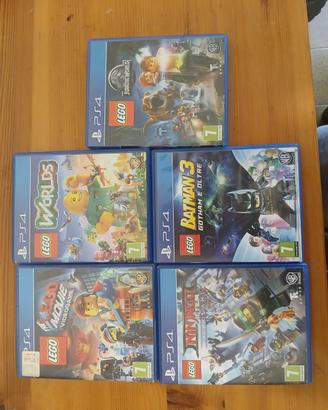 Lotto videogiochi lego ps4