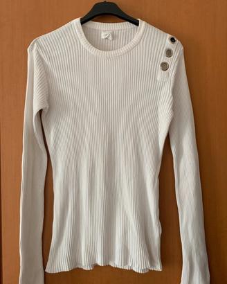 Maglione bianco Imperial Uomo Tg S Made in Italy
