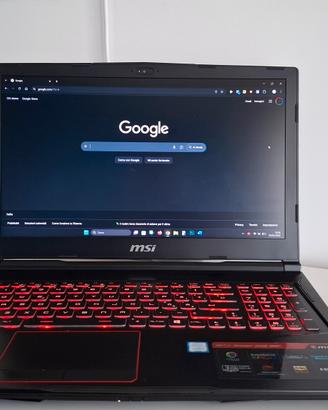 Portatile MSI GE63 Raider RGB 8RF