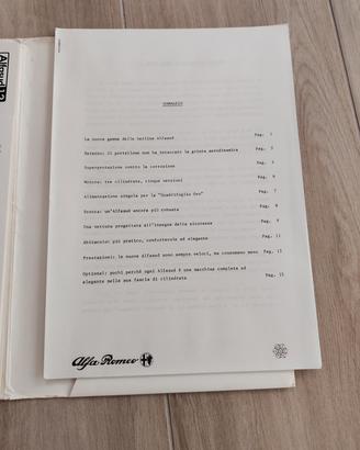 Press release alfa romeo Alfasud 5 porte ita