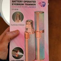 depilatore elettrico viso + specchi ingranditori