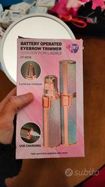 depilatore elettrico viso + specchi ingranditori