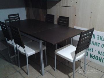 calligaris tavolo credenza vetrina