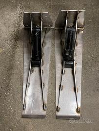 Coppia flap idraulici in inox