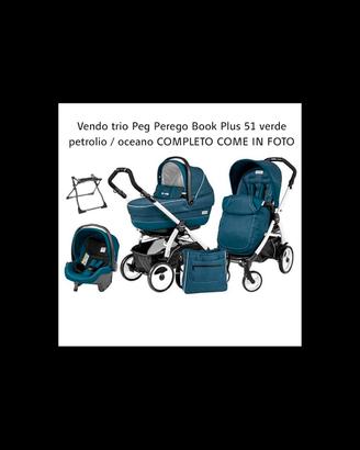 Passeggino Trio Peg Perego Book Plus 51 completo