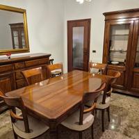 Zona living arte povera in legno massello