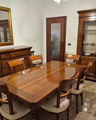 Zona living arte povera in legno massello