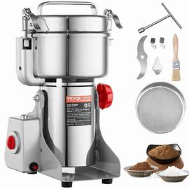 Mulino Elettrico per Cereali Spezie Acciaio Inox