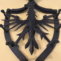 Scudo in ferro battuto